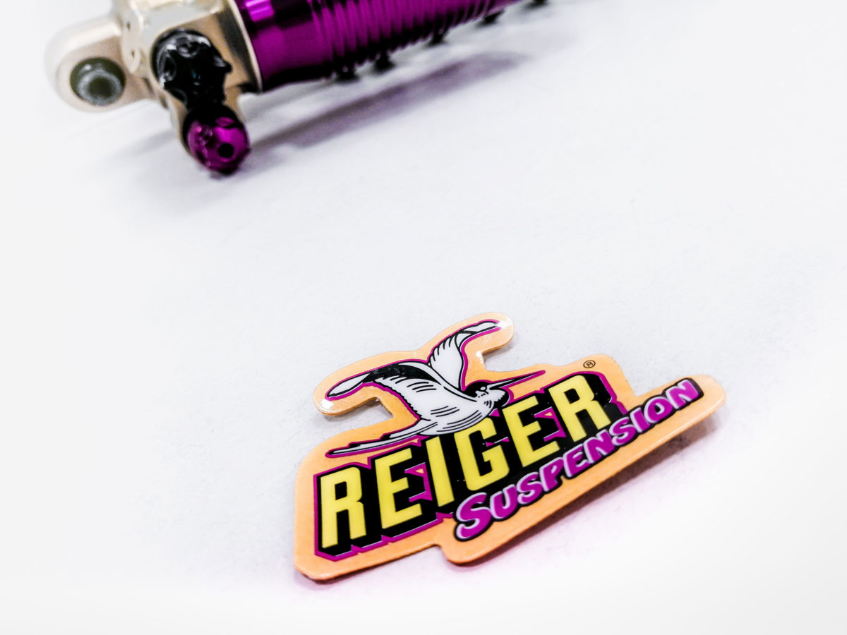 Sticker Right 70x50mm - Reiger Suspension
